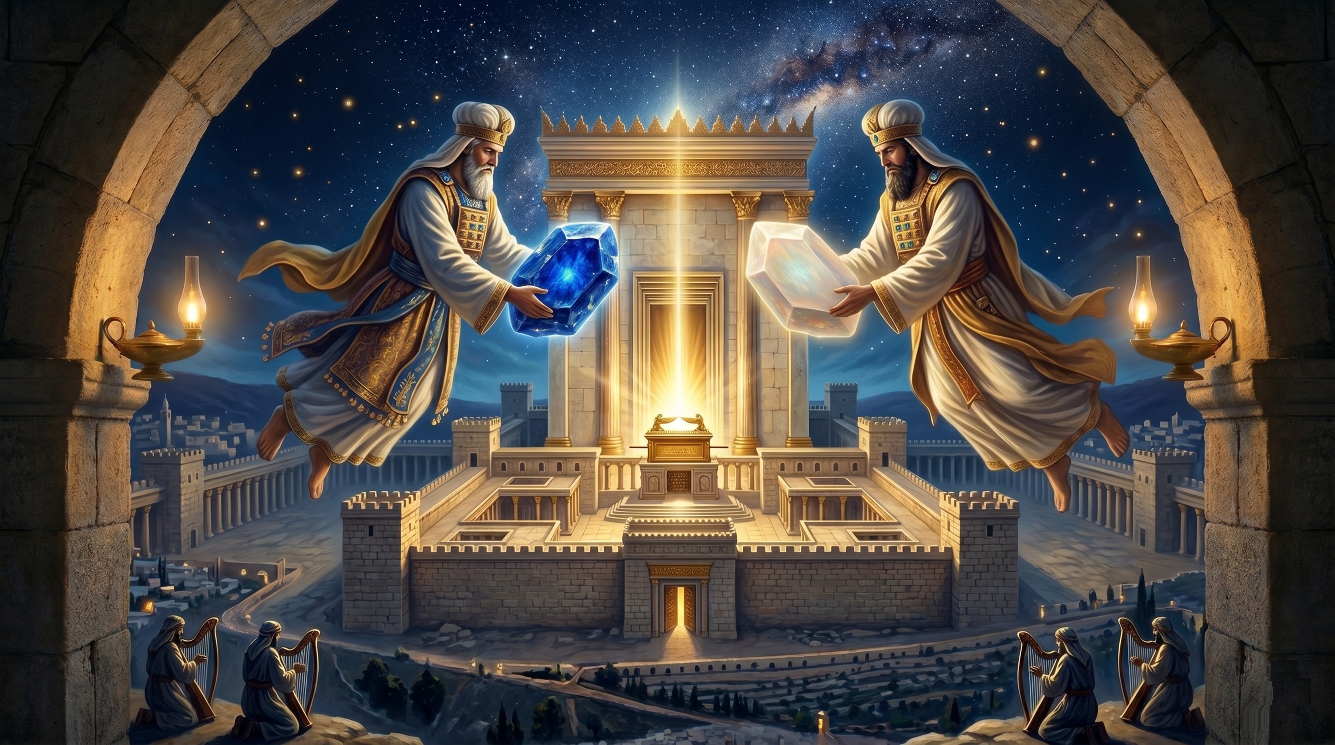 Kadkhod, Mikhael and Gavriel — the secret of the two stones of the rebuilt Jerusalem